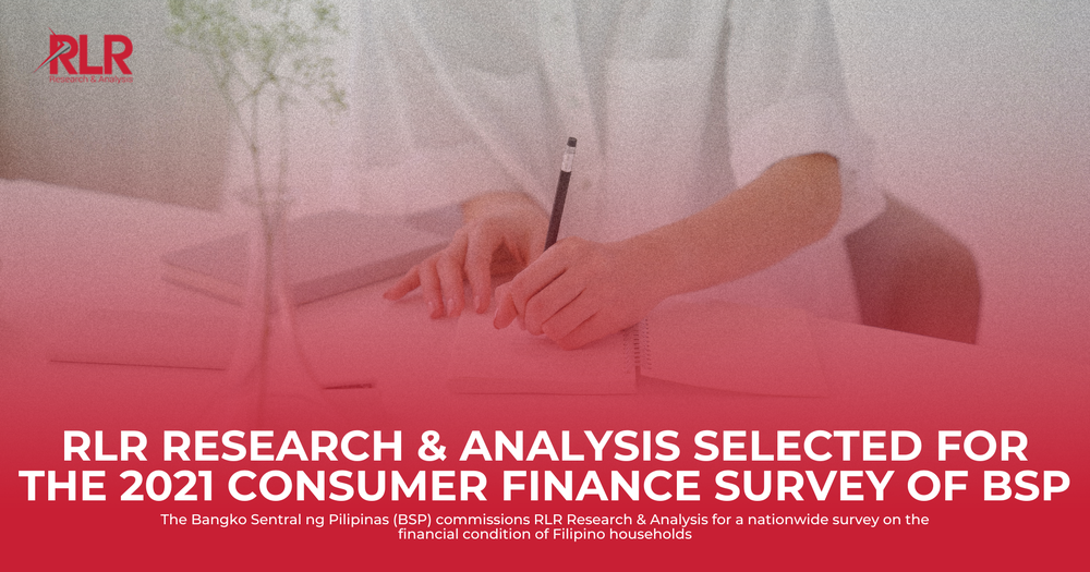 RLR Research & Analysis Selected for the 2021 Consumer Finance Survey ...